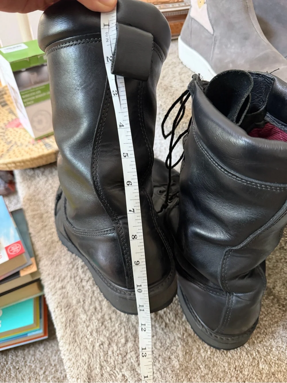 Matterhorn Union Made. Made in USA Tall Leather Work Boots. Dryz IntelliTemp 12